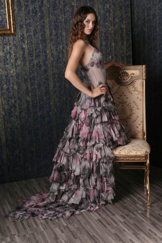  Evening Dress 100% Silk