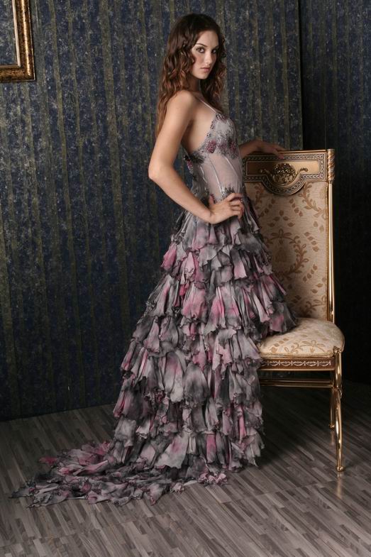  Evening Dress 100% Silk (Robe de soirée 100% Soie)