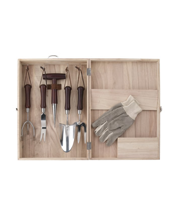  Wooden Closet With Garden Tools (Wooden cabinet avec Outils de jardin)