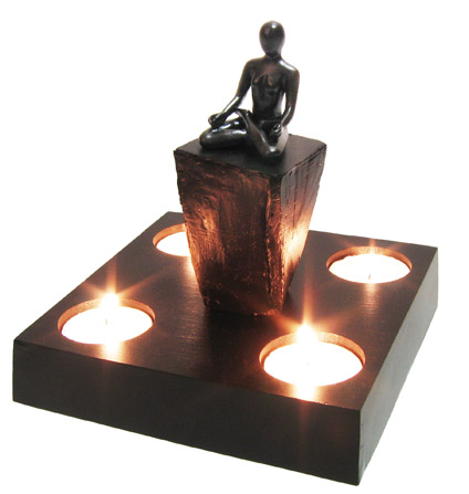  Yoga Candle Holder (Yoga Kerzenhalter)