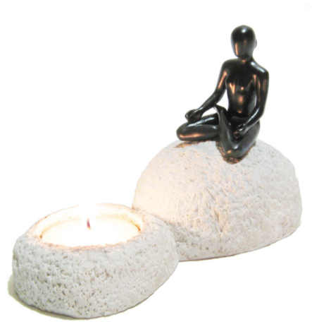  Yoga Candle Holder (Yoga Kerzenhalter)