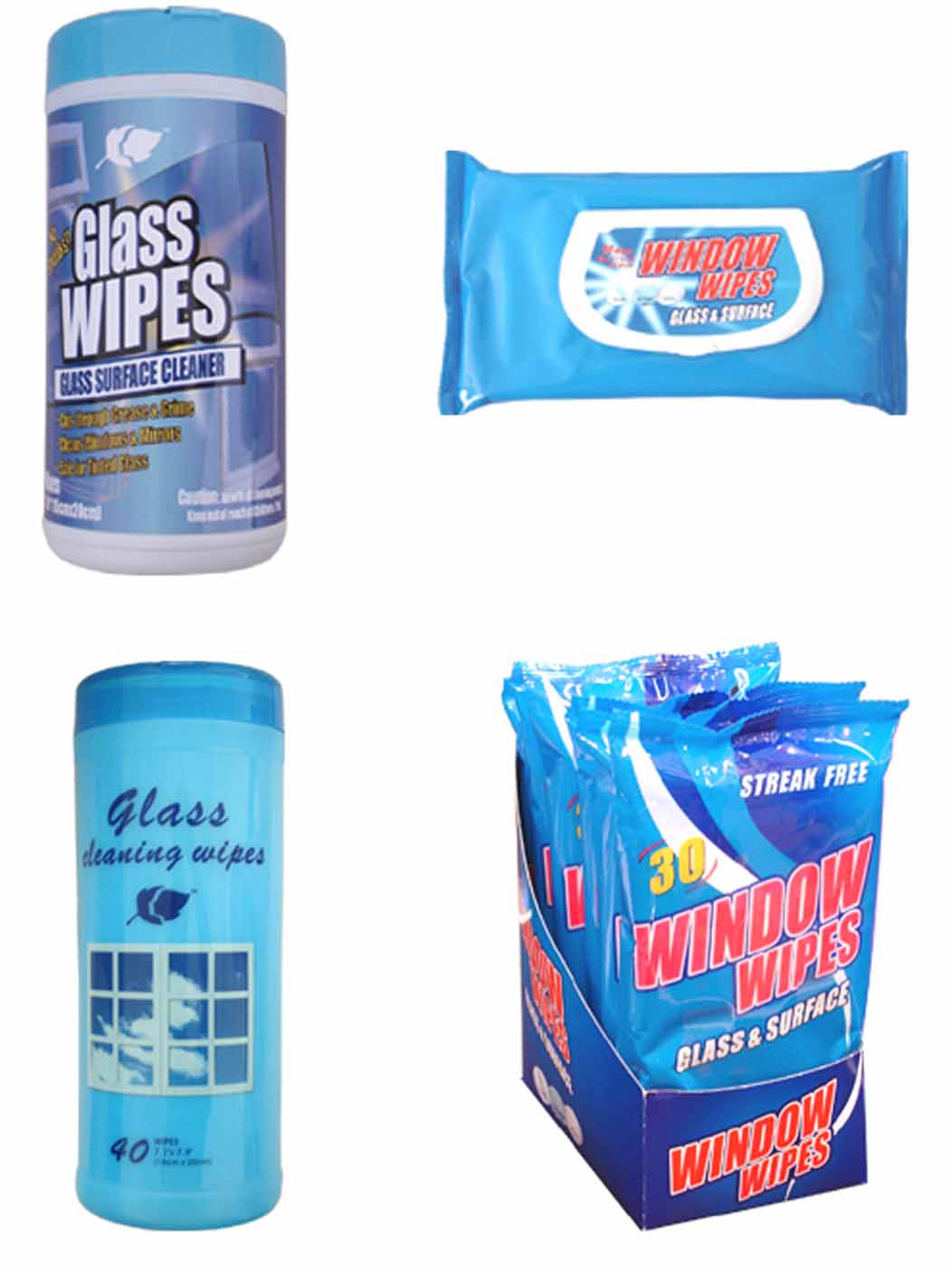  Glass Wipes (Стекло Салфетки)