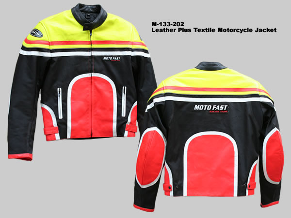  Leather Plus Cordura Motorcycle Jacket (Cuir Plus Cordura Motorcycle Jacket)