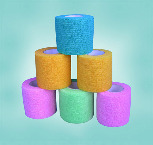  Veterinary Non-woven Cohesive Flexible Bandage ( Veterinary Non-woven Cohesive Flexible Bandage)