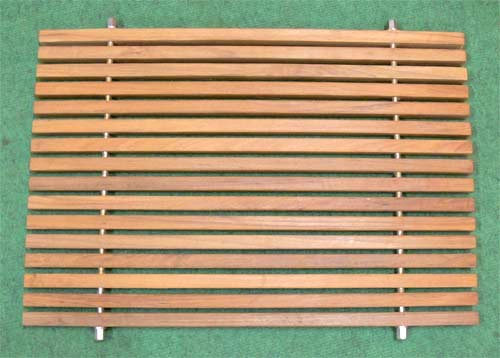 Wooden Bath Mat (Tapis de bain en bois)