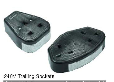  Rubber Trailing Socket