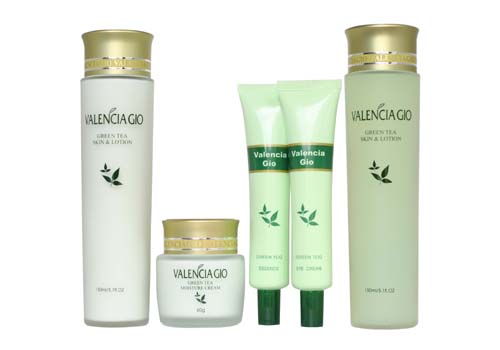  Valencia Gio Green Tea Skin Care Set (Валенсия Gio зеленый чай Уход за кожей Установить)