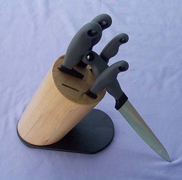  8 PCS Forge Kitchen Knife Block Set