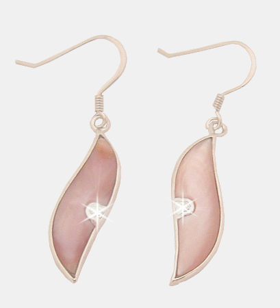  Sterling Silver Earring With Mother Of Pearl