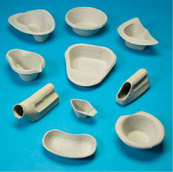  Pulp Slipper Pan, Fracture Bedpan Liner, Molded Pulp-xz (Pulp Slipper Pan, Bruch Bettpfanne Liner, Molded Pulp-xz)