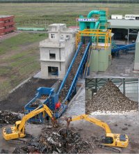  Scrap Shredder System & Non-Ferrous Separation System (Лом Шредер система & Цветные система разделения)