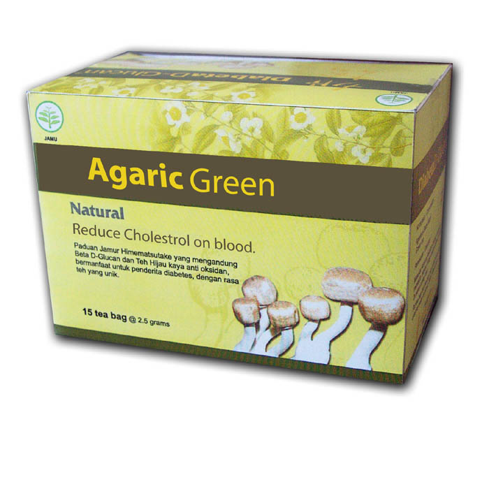  Agaric Green Cholestrol Tea (Пластинчатые грибы холестерина зеленый чай)