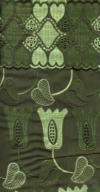  Two Tone T/C Embroidery Lace Fabric (Two Tone T / C Embroidery Lace Fabric)