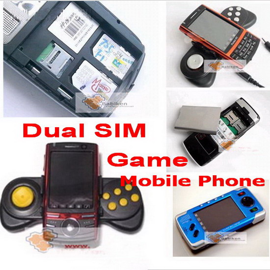  Dual SIM Card Mobile Cell Phone (MP3, MP4, Camera, Wap, PDA)