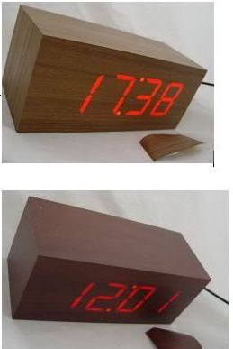  Digital Wooden Clock (Digital Clock bois)