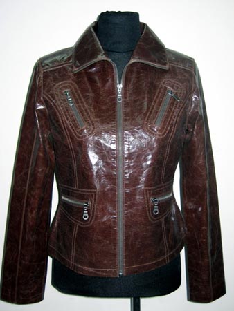  Pig Split Leather Garment With Coating ( Pig Split Leather Garment With Coating)