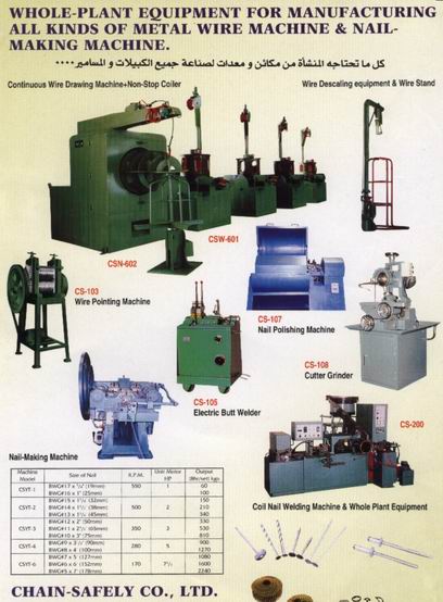  Metallic Processing Machinery (Métalliques Machinerie de traitement)