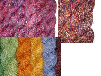  Recycled Silk Yarns (Fils de soie recyclée)