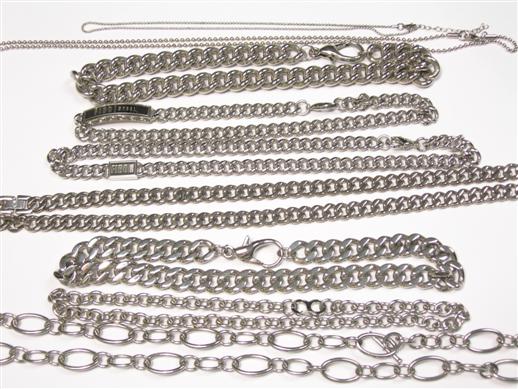  Stainless Steel Necklaces (Edelstahl Ketten)