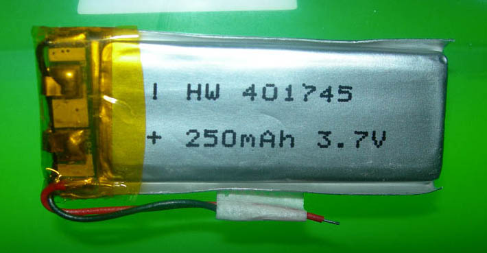  Polymer Li-ion Battery (Polymer-Lithium-Ionen-Akku)
