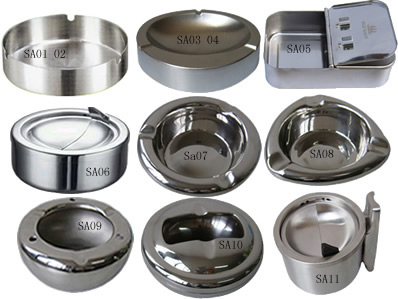  Stainless Steel Ashtray SA01 SA02 / Cigar & Smoking Accessories