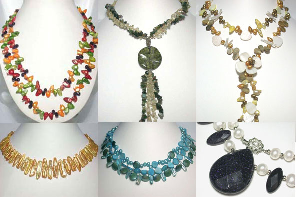  Costume Fashion Jewelry, Earrings, Necklace (Костюм бижутерии, серьги, колье)