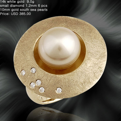  Gold Pearls Rings