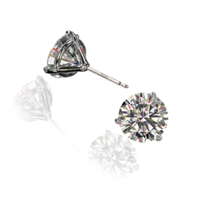  Diamond Earrings In White Gold (Diamond Earrings In White Gold)