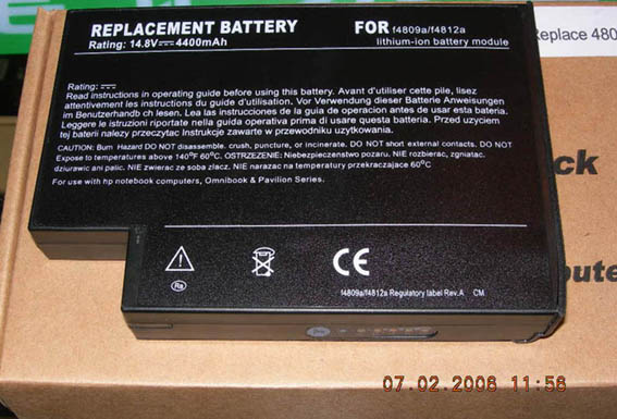  Replacement Battery-hp Series (Batterie de remplacement Série-HP)