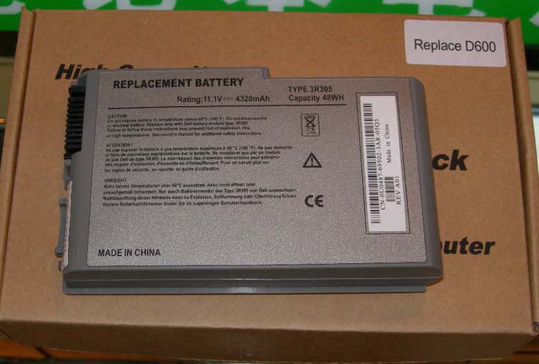  Replacement Laptop Battery-Dell Series (Remplacement de batterie pour ordinateur portable Dell Series)