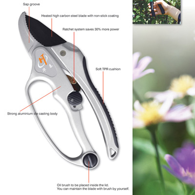 Aluminium Ratchet Pruner (Aluminium Ratchet Pruner)