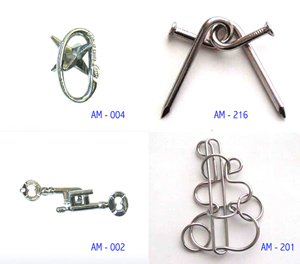  Key, Wire Puzzles, Iron Puzzles, Metal Puzzles, Brain Teasers (Ключ, Wire головоломки, пазлы Железный, Металлические Загадки, головоломки)