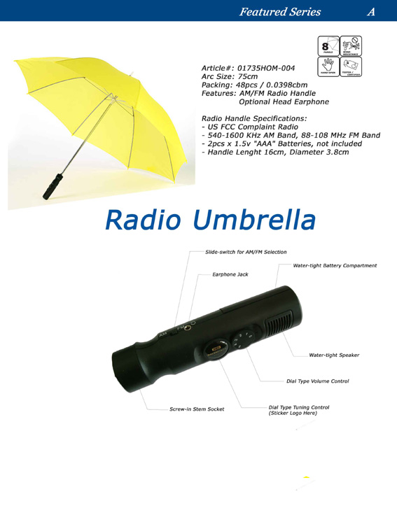  Umbrella With A Radio (Зонтик с радио)