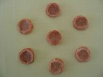  Dried Chicken Breast Round Slices (Getrocknete Hühnerbrust Runde Scheiben)