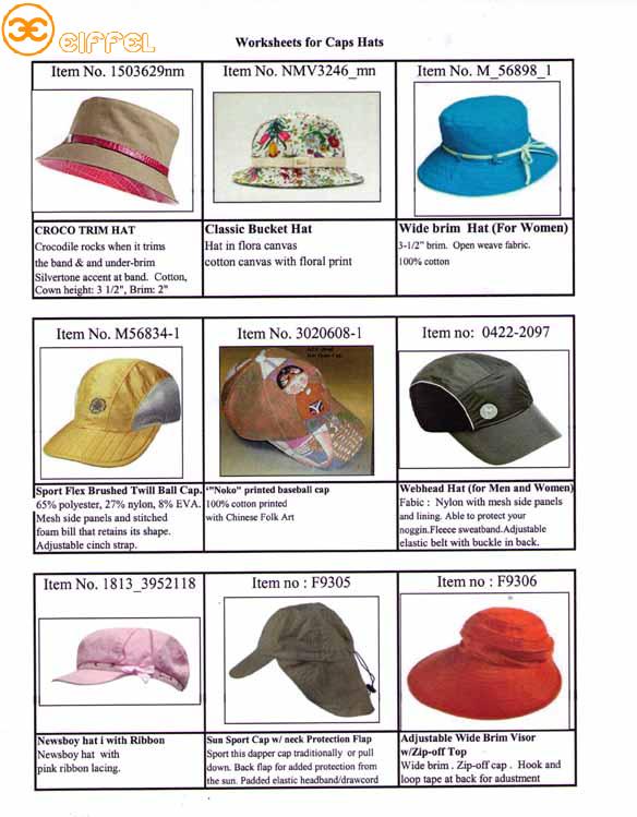  Caps (Casquettes)