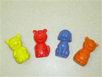  Animal Shape Plastic Crayon
