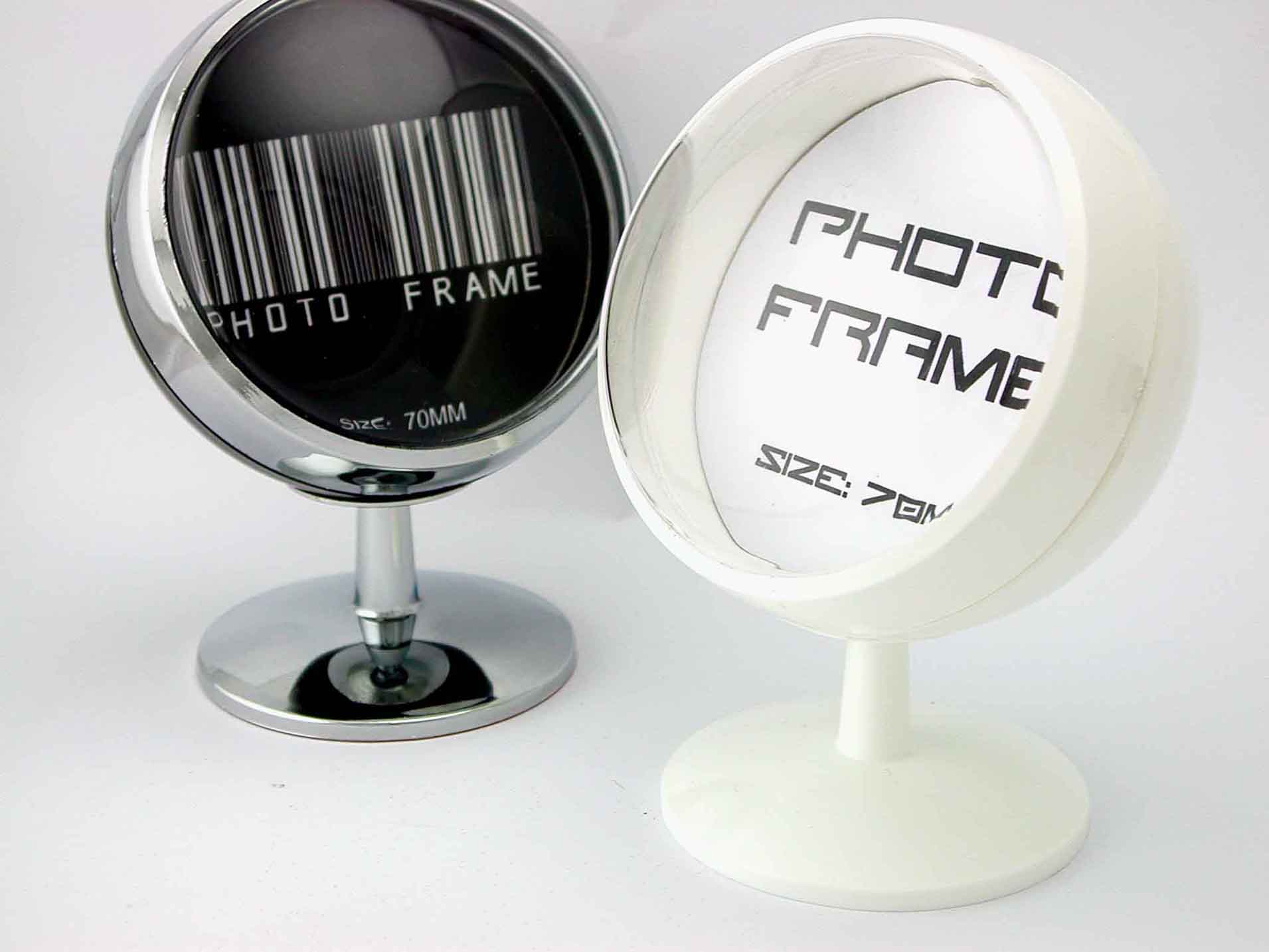 unserer Sache - Plastic Ball Shape Photo Frame mit Standfuß (unserer Sache - Plastic Ball Shape Photo Frame mit Standfuß)
