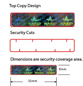  Holographic Security Labels (Étiquettes de sécurité holographiques)