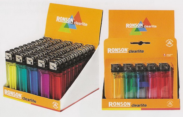  Ronson Clearlite Disposable Flint Gas Lighter (Ronson Clearlite jetables Allume-gaz)