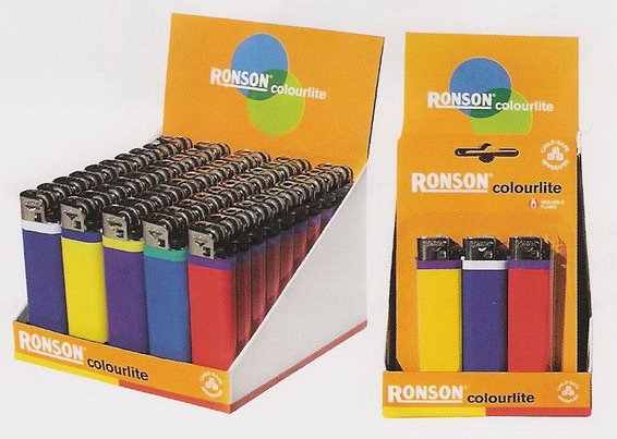  Ronson Colourlite Disposable Flint Gas Lighter (Ronson Colourlite одноразовые Флинт газовой зажигалки)