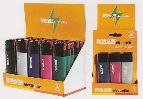  Ronson Electrolite Disposable Piezo Gas Lighter