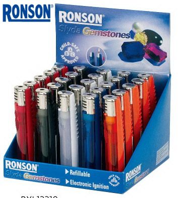  Ronson Slyda Gemstones Refillable Piezo Lighter (Ronson Slyda камни многоразового пьезо зажигалки)