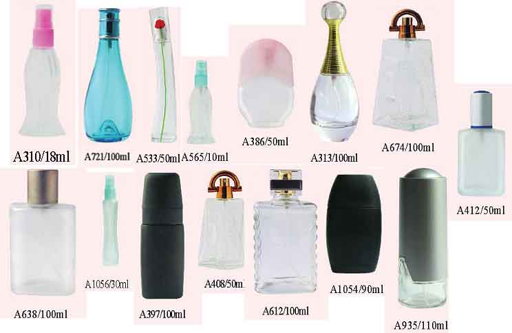  Fragrance Glass Bottles