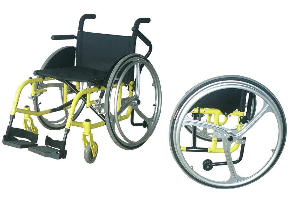  Aluminum Sporty Wheelchair ( Aluminum Sporty Wheelchair)