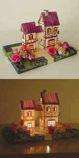  DIY Paper Lighting Model - Robin Terrace ( DIY Paper Lighting Model - Robin Terrace)