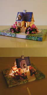  DIY Paper Lighting Model - Country House (DIY бумаги модель освещения - Country House)