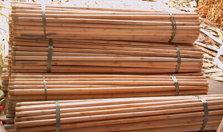  Wooden Broom Handle (En bois, manche à balai)