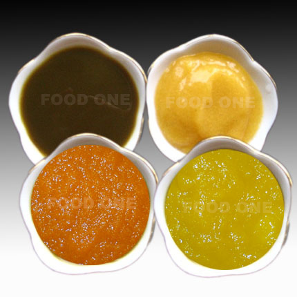  Plum Puree, Pumpkin Puree, Carrot Puree, Peach Puree (Слива пюре, тыква пюре, морковное пюре, пюре персика)