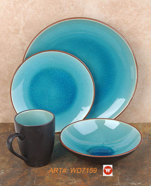  Crack Glaze Dinnerware