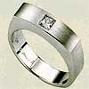  Contemporary Ring With Square Gemstone Setting (Contemporary Ring avec Square Gemme Setting)